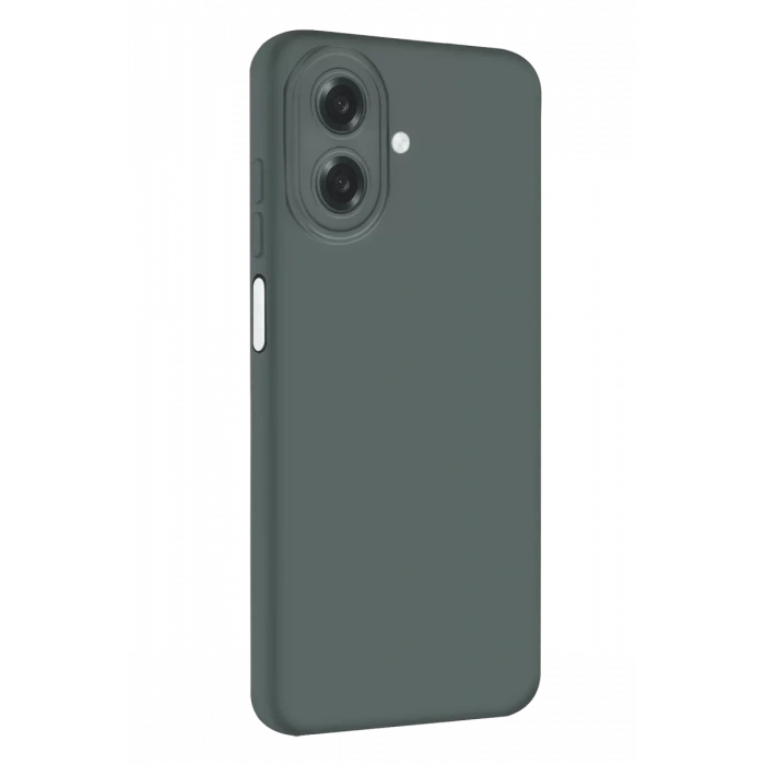 Samsung Galaxy A07 4G Nano içi Kadife Silikon - Gri