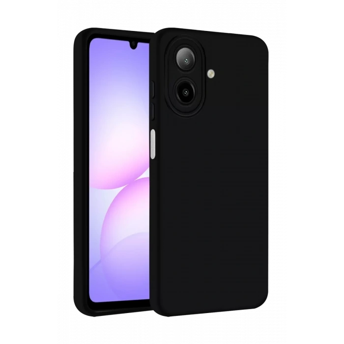 Samsung Galaxy A07 4G Nano içi Kadife Silikon - Siyah