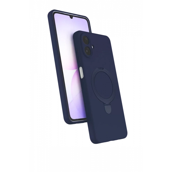 Samsung Galaxy A07 4G Regal Magsafe Standlı Kapak - Lacivert