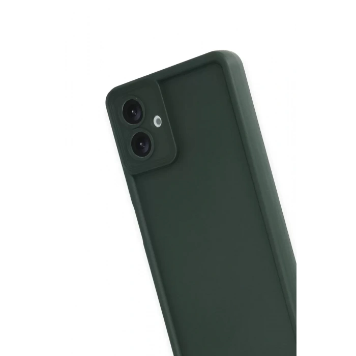 Samsung Galaxy A07 4G Viera Silikon - Koyu Yeşil
