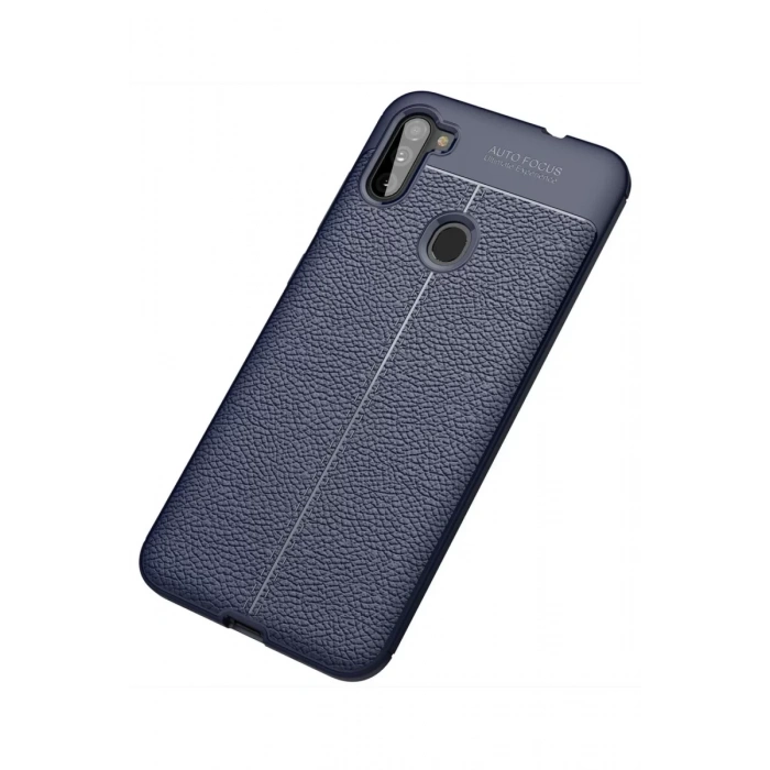 Samsung Galaxy A11 Kılıf Auto Focus Kapak - Lacivert