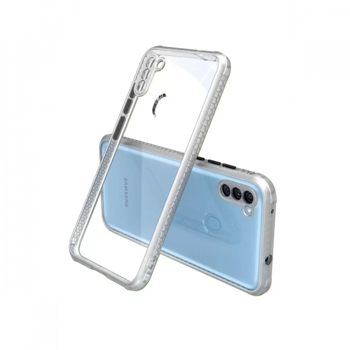 Samsung Galaxy A11 Kılıf Miami Şeffaf Silikon - Şeffaf
