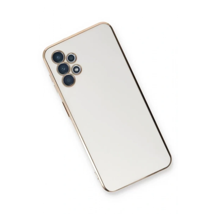 Samsung Galaxy A13 4G Kılıf Volet Silikon - Beyaz