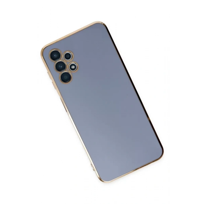 Samsung Galaxy A13 4G Kılıf Volet Silikon - Mavi