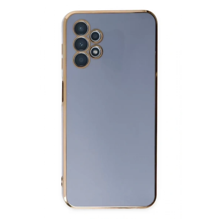Samsung Galaxy A13 4G Kılıf Volet Silikon - Mavi