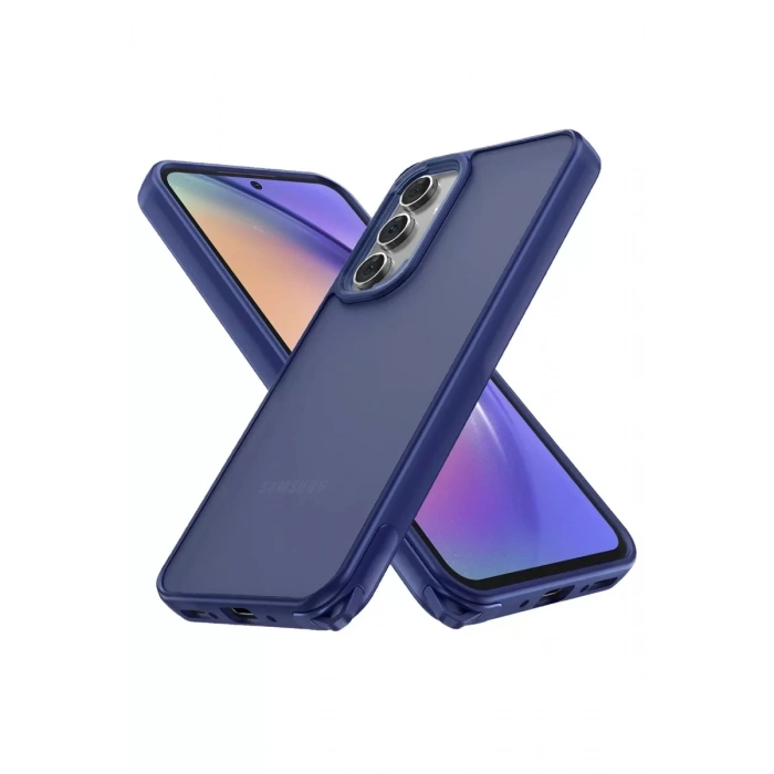 Samsung Galaxy A14 4G Kılıf Elegant Kapak - Lacivert