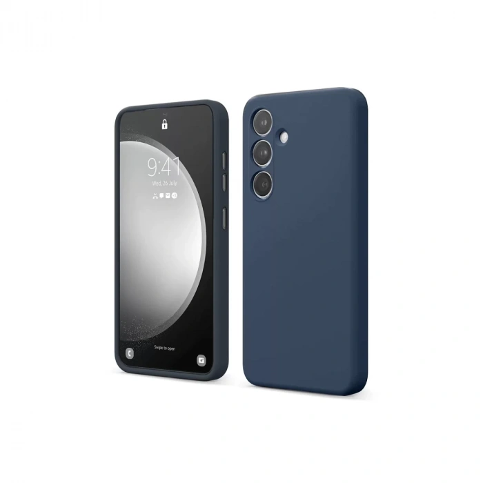 Samsung Galaxy A14 4G Kılıf First Silikon - Lacivert