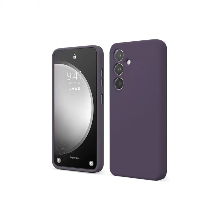 Samsung Galaxy A14 4G Kılıf First Silikon - Mor