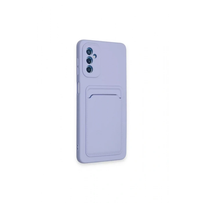 Samsung Galaxy A14 4G Kılıf Kelvin Kartvizitli Silikon - Lila