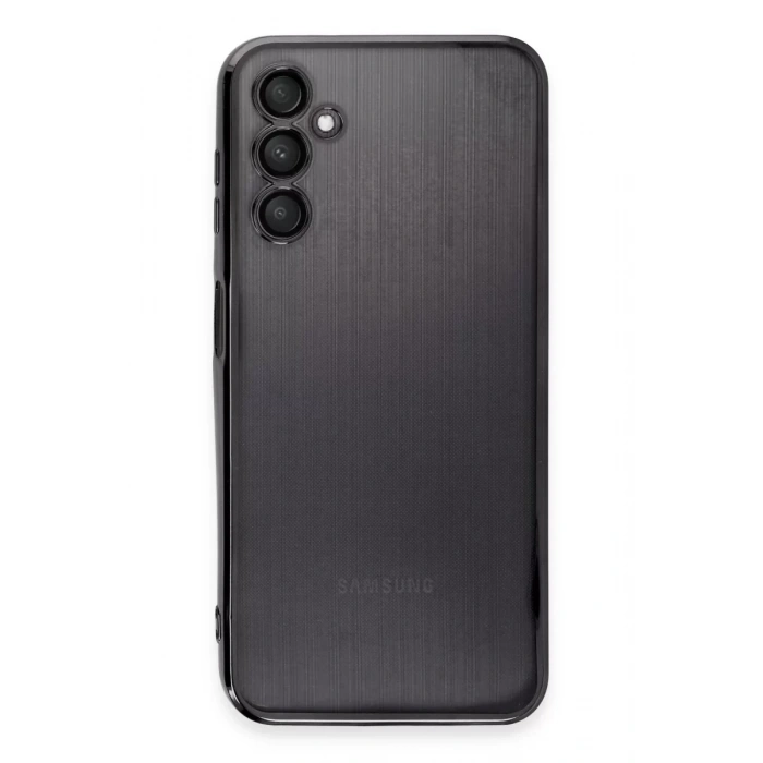 Samsung Galaxy A14 4G Kılıf Lensli Silikon - Siyah