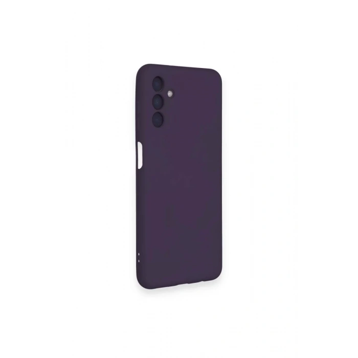 Samsung Galaxy A14 4G Kılıf Nano içi Kadife Silikon - Mor