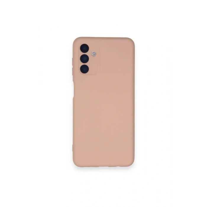 Samsung Galaxy A14 4G Kılıf Nano içi Kadife Silikon - Pudra