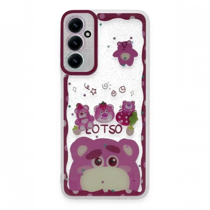 Samsung Galaxy A14 4G Kılıf Sweet Desenli Silikon Kapak - Pembe
