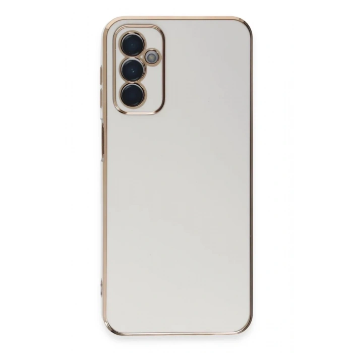 Samsung Galaxy A14 4G Kılıf Volet Silikon - Beyaz
