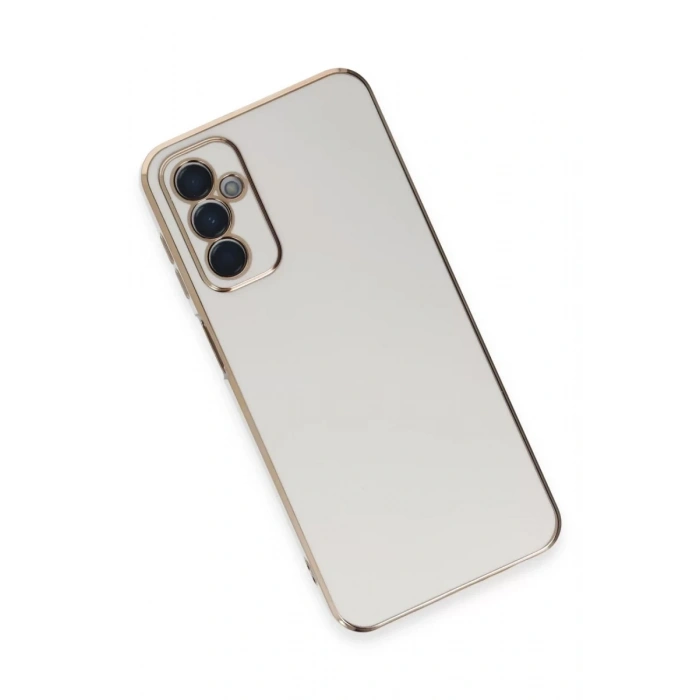 Samsung Galaxy A14 4G Kılıf Volet Silikon - Beyaz