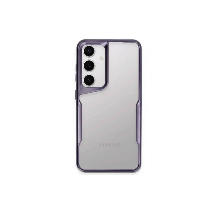 Samsung Galaxy A15 4G Kılıf Boyi Silikon Kapak - Derin Mor