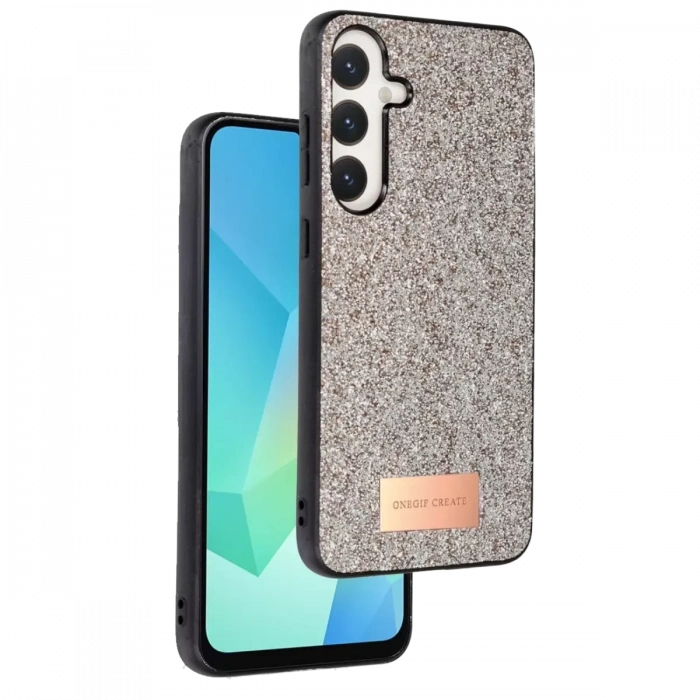 Samsung Galaxy A16 5G Bright Simli Kapak - Gold