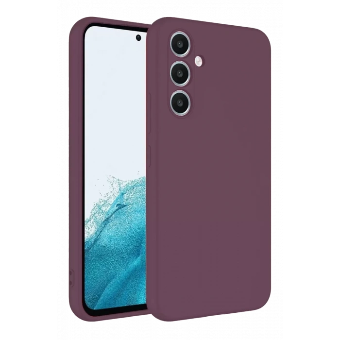 Samsung Galaxy A16 5G Kılıf First Silikon - Mürdüm