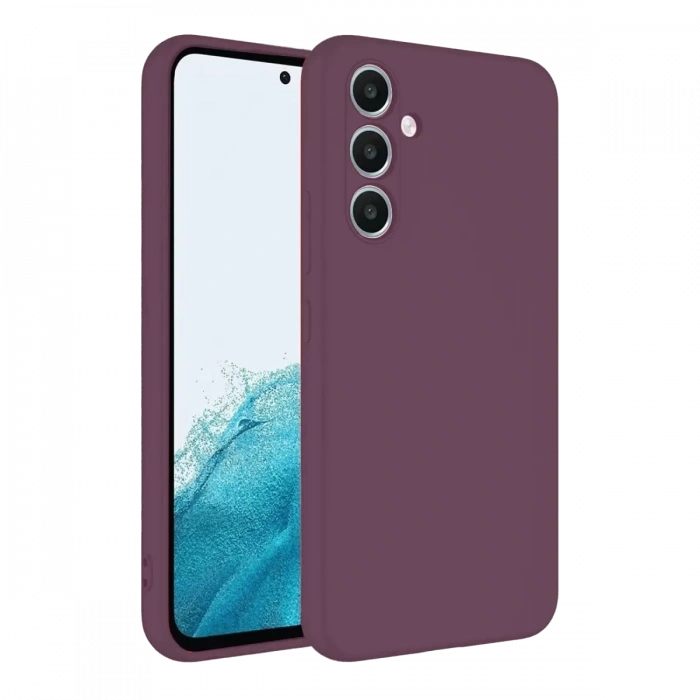 Samsung Galaxy A16 5G Kılıf First Silikon - Mürdüm