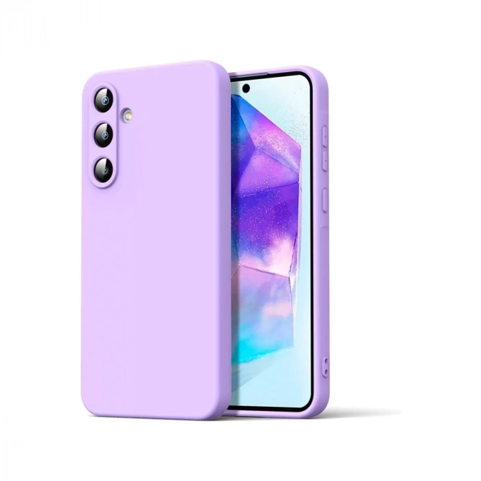 Samsung Galaxy A16 5G Kılıf Nano içi Kadife Silikon - Lila