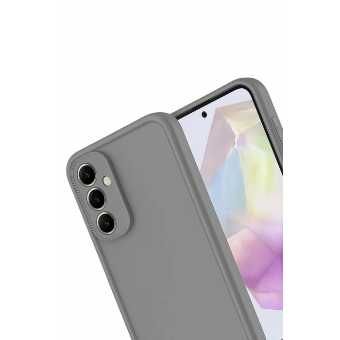 Samsung Galaxy A16 5G Kılıf Viera Silikon - Gri