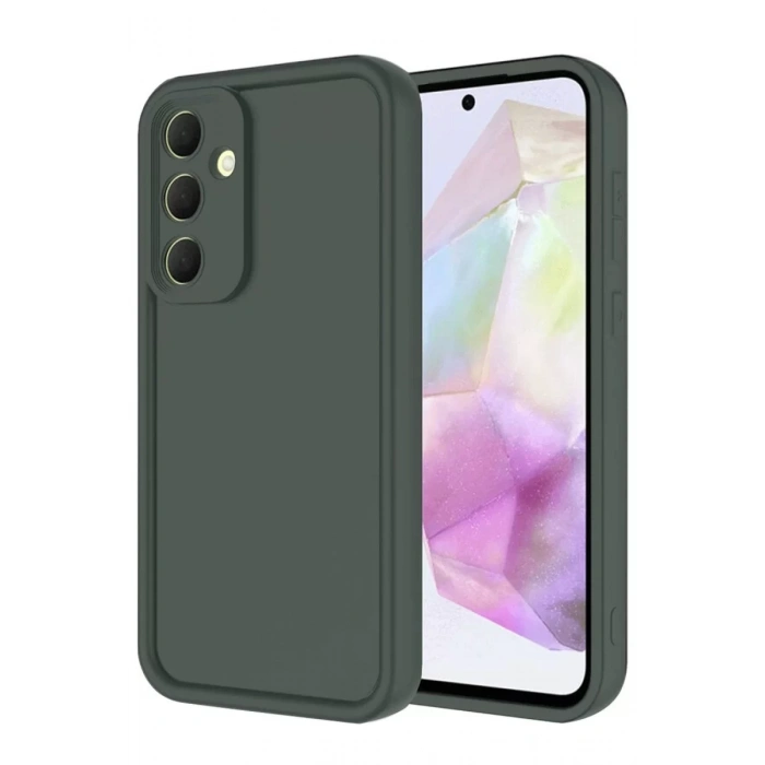 Samsung Galaxy A16 5G Kılıf Viera Silikon - Koyu Yeşil