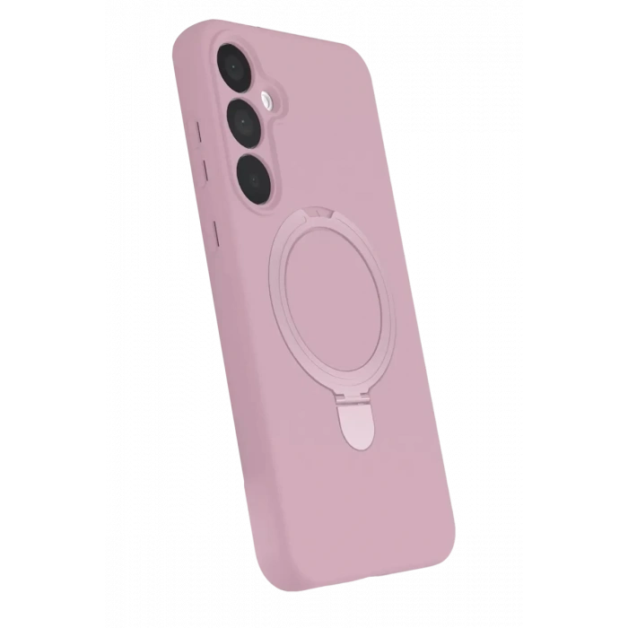 Samsung Galaxy A16 5G Regal Magsafe Standlı Kapak - Açık Pembe