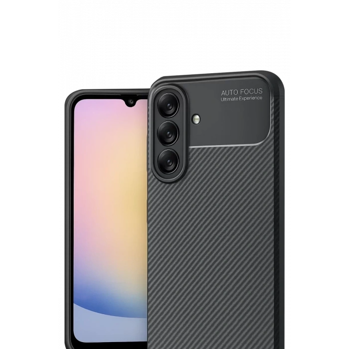 Samsung Galaxy A17 5G Auto Focus Karbon Kapak - Siyah