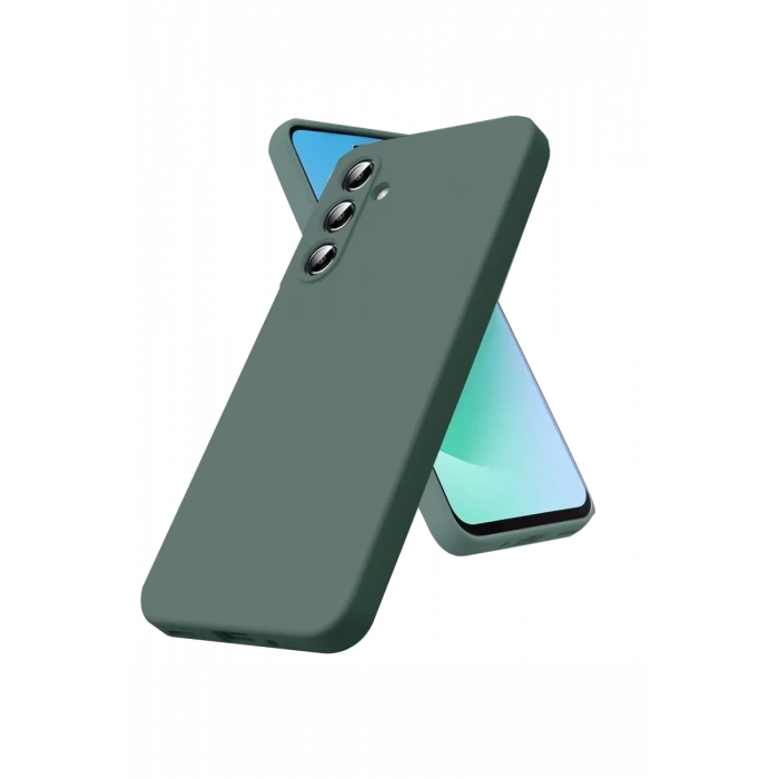 Samsung Galaxy A17 5G First Silikon - Koyu Yeşil