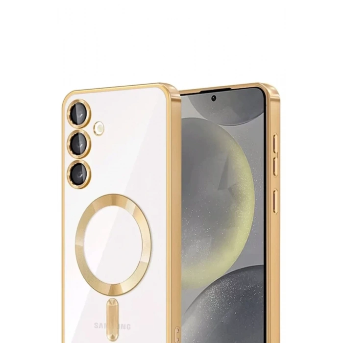 Samsung Galaxy A17 5G Kross Magneticsafe Kapak - Gold