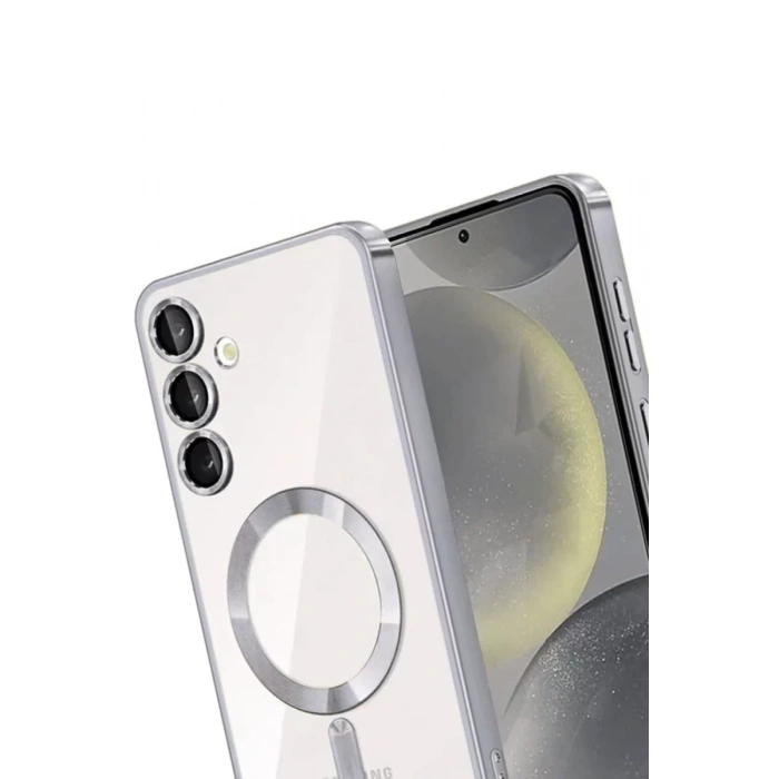 Samsung Galaxy A17 5G Kross Magneticsafe Kapak - Gümüş