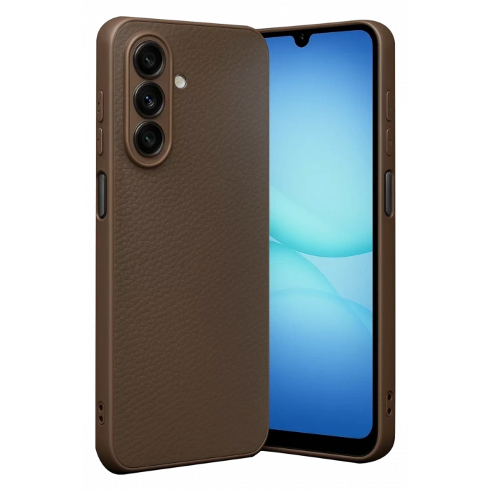 Samsung Galaxy A17 5G Thermax Silikon Kılıf - Kahverengi