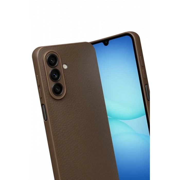 Samsung Galaxy A17 5G Thermax Silikon Kılıf - Kahverengi