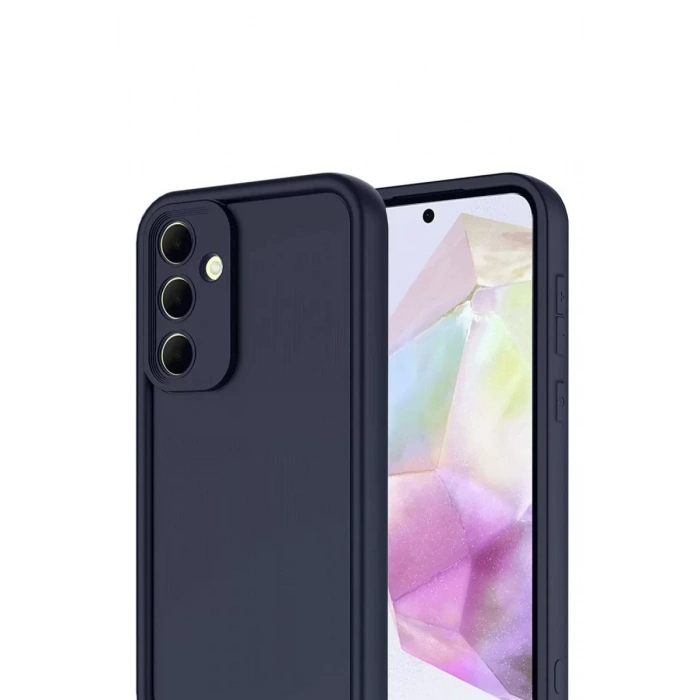 Samsung Galaxy A17 5G Viera Silikon - Lacivert