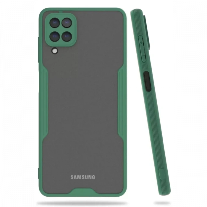 Samsung Galaxy A22 Kılıf Platin Silikon - Yeşil