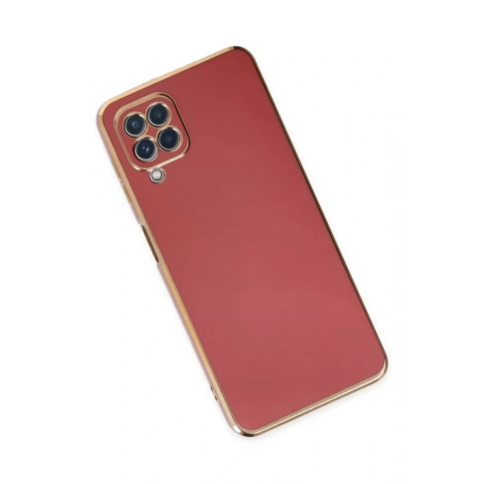 Samsung Galaxy A22 Kılıf Volet Silikon - Kırmızı