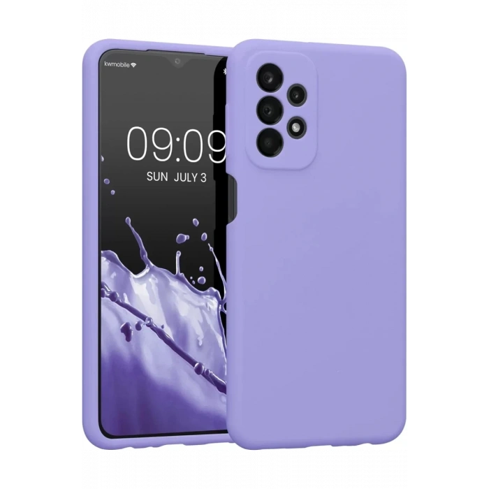 Samsung Galaxy A23 4G Kılıf First Silikon - Lila
