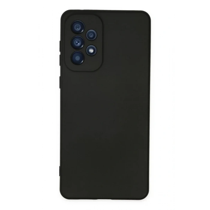 Samsung Galaxy A23 4G Kılıf Nano içi Kadife Silikon - Siyah