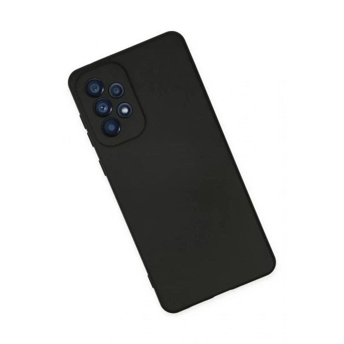 Samsung Galaxy A23 4G Kılıf Nano içi Kadife Silikon - Siyah