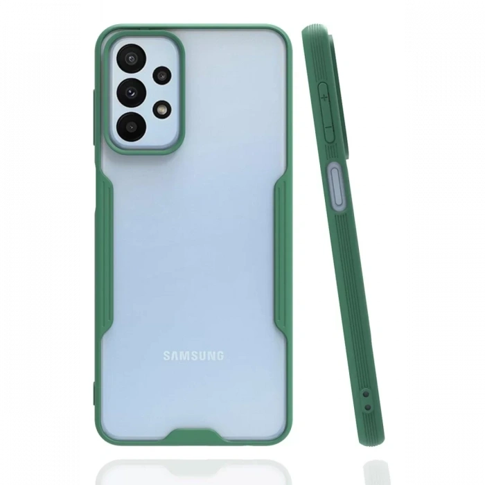 Samsung Galaxy A23 4G Kılıf Platin Silikon - Yeşil