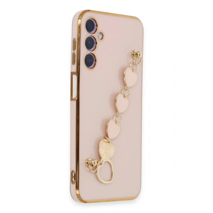 Samsung Galaxy A24 4G Kılıf Esila Silikon - Pudra