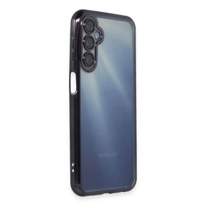 Samsung Galaxy A25 5G Kılıf Lensli Silikon - Mor