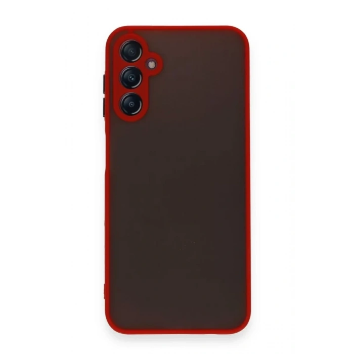 Samsung Galaxy A25 5G Kılıf Montreal Silikon Kapak - Kırmızı