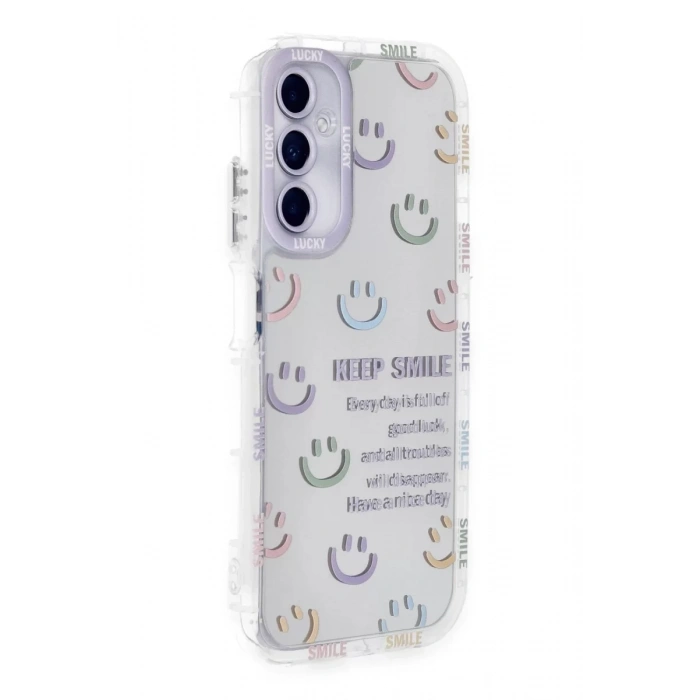 Samsung Galaxy A25 5G Kılıf Reflexion Desenli Kapak - Desen 2