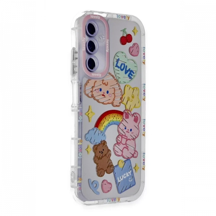 Samsung Galaxy A25 5G Kılıf Reflexion Desenli Kapak - Desen 4