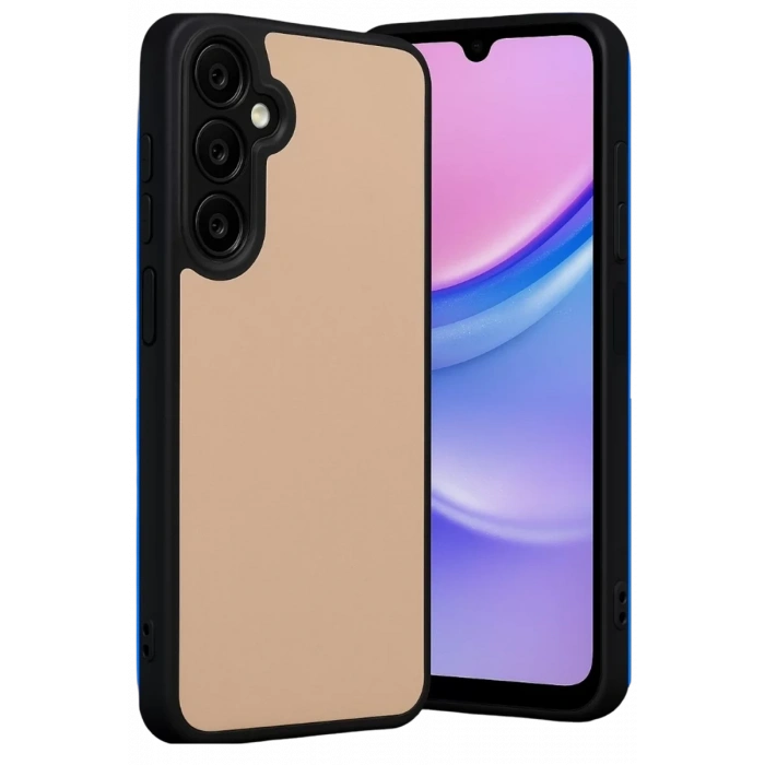 Samsung Galaxy A26 Kılıf Aras Deri Kapak - Pudra