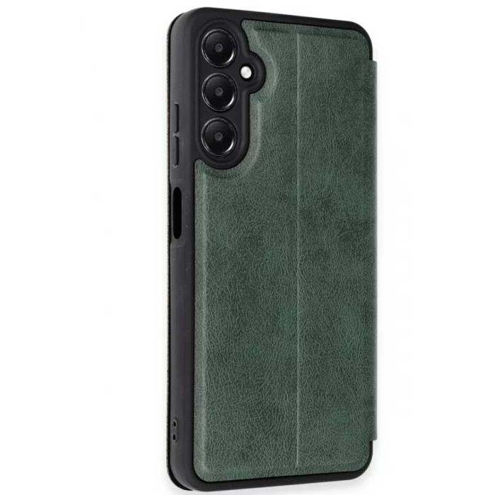 Samsung Galaxy A26 Kılıf Flip Cover - Koyu Yeşil