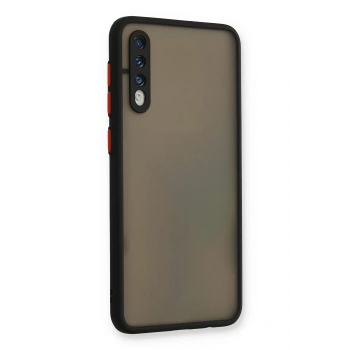 Samsung Galaxy A30S Kılıf Montreal Silikon Kapak - Siyah