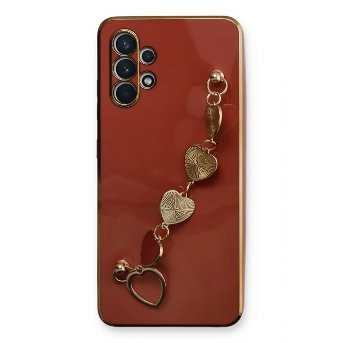Samsung Galaxy A32 Kılıf Esila Silikon - Kırmızı