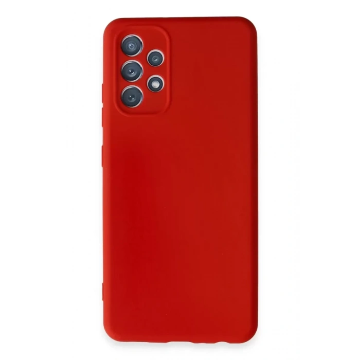 Samsung Galaxy A32 Kılıf First Silikon - Kırmızı